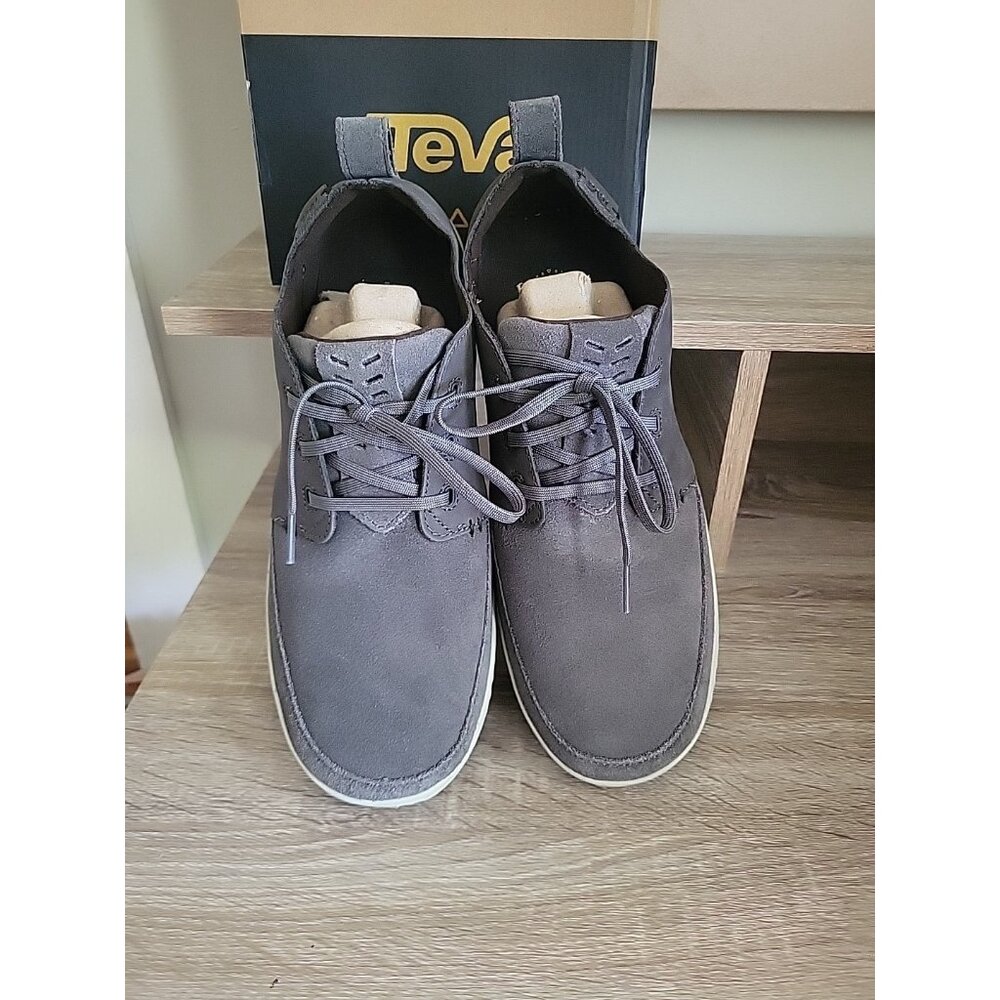 Men’s Shoe Teva M Canyon Life Leather Shoes Loafer Causal Gray Size 11.5 - Picture 9 of 10